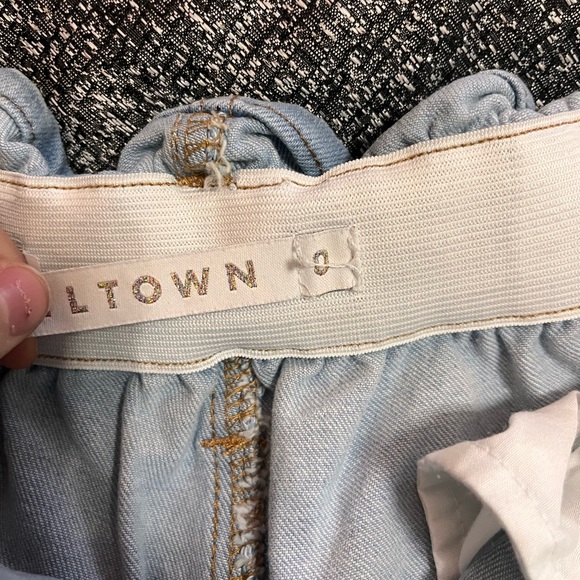 Cut off blue Jean shorts - Picture 3 of 4